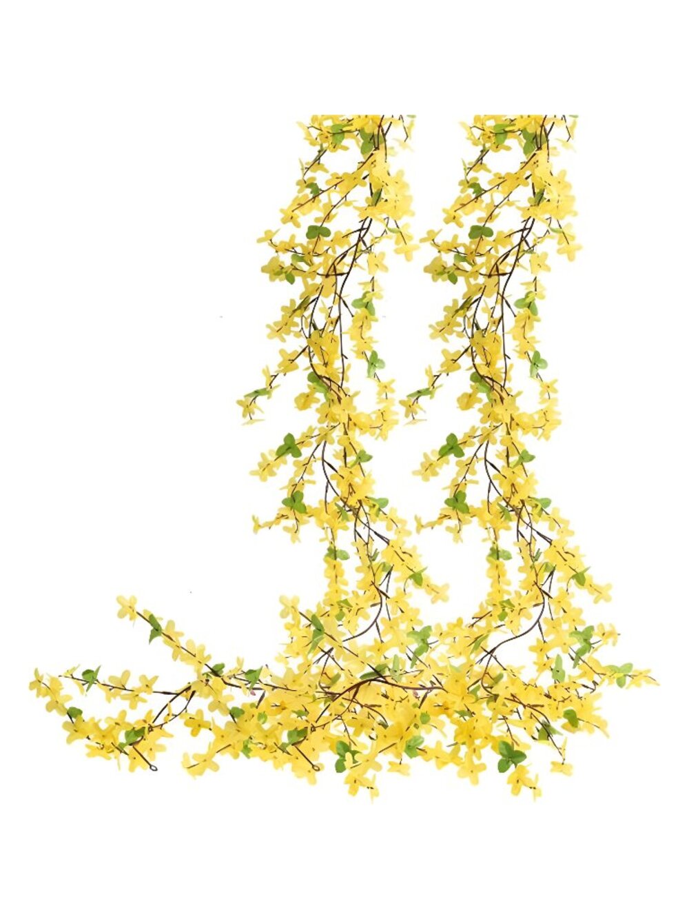 4pcs 23.6ft Forsythia Garland Artificial Flower Garlands Spring Garland